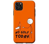 No Golf Today Funny Sad Stickman Golfer Golfers Coque pour iPhone 11 Pro Max