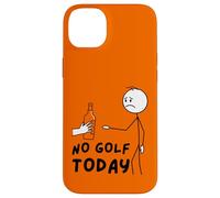 No Golf Today Funny Sad Stickman Golfer Golfers Coque pour iPhone 14 Plus