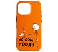No Golf Today Funny Sad Stickman Golfer Golfers Coque pour iPhone 16 Pro