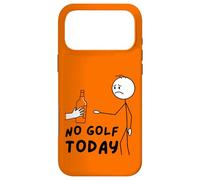 No Golf Today Funny Sad Stickman Golfer Golfers Coque pour iPhone 17 Pro Max