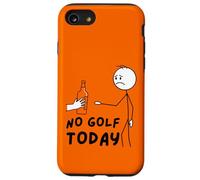 No Golf Today Funny Sad Stickman Golfer Golfers Coque pour iPhone SE (2020) / 7/8
