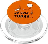 No Golf Today Funny Sad Stickman Golfer Golfers PopSockets PopGrip pour MagSafe
