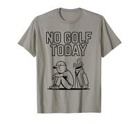 No Golf Today Funny Sad Stickman Golfer Humor Golfers T-Shirt