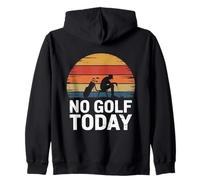 No Golf Today Sarcastic Golfeur Sad Stick Man Golfing Blague Sweat à Capuche
