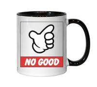 No Good Track Racing JDM Hand Tasse à thé ou café en céramique Noir