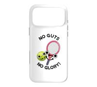 No Guts No Glory Jeu de Mots de Tennis Amusant Coque pour iPhone 17 Pro Max