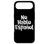 No Hablo Espanol Phrases Amusantes en Espagnol Coque pour iPhone Air