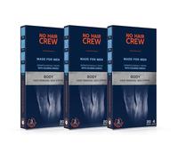 NO HAIR CREW 3x20 Bandes d’Épilation Homme - Jusqu’à 3 Semaines Sans Poils