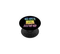 No Hate Just Hip Hop Cassette Graphique PopSockets PopGrip Adhésif