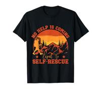 No Help Is Coming Expect To Self-Rescue Sunset Citation Randonnée T-Shirt