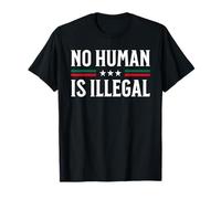No Human Is Illégal Resist Deportation Protest USA Déclaration T-Shirt