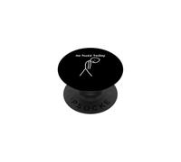No Huzz Today Figurine adhésive Greetings Huzz Silly Gen Z Meme PopSockets PopGrip Adhésif