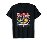 No Jakes Just Dinks Retro Pickleball Varsity Art T-Shirt