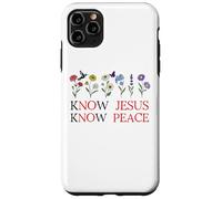 No Jesus No Peace Christian Be Still & Know Jesus Know Peace Coque pour iPhone 11 Pro Max