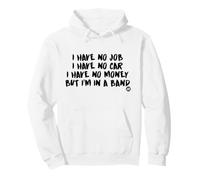 No Job Money Car in A Band Sweat à Capuche