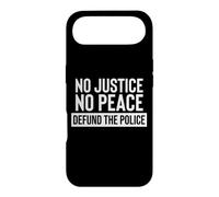 No Justice No Peace Defund The Police Sign Anti Police Coque pour iPhone Air