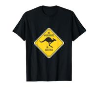 No Kangaroos in Austria - Panneau Cangourou T-Shirt Graphique avec Valeur