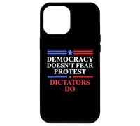 No Kings America Democracy Doesn't Fear Protest Dictators Do Coque pour iPhone 12 Pro Max