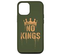 No Kings Back Print | Cracked Crown, Grunge - Political Coque pour iPhone 12/12 Pro