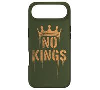No Kings Back Print | Cracked Crown, Grunge - Political Coque pour iPhone Air