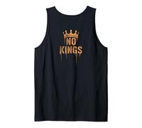 No Kings Back Print | Cracked Crown, Grunge - Political Débardeur