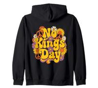 No Kings Day Vintage Rétro Groovy des années 70 Sweat à Capuche