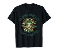 no kings fight oligarchy 4th of juillet feminist patriot women T-Shirt
