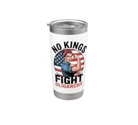 No Kings Fight Oligarchy Gobelet isotherme en acier inoxydable double paroi