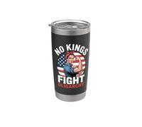 No Kings Fight Oligarchy Gobelet isotherme en acier inoxydable double paroi