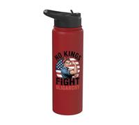 No Kings Fight Oligarchy Stainless Steel Insulated Water Bottle