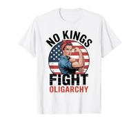No Kings Fight Oligarchy T-Shirt Graphique avec Valeur