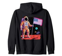 No Kings in America Astronaute Space Science-Fiction Sweat à Capuche