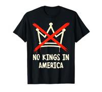 No Kings in America, Crown with X Cross Mark T-Shirt