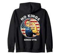 No Kings in America Femmes Biceps Flexibilité Sweat à Capuche