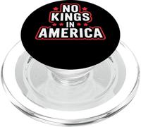 No Kings In America Fierté Liberté Histoire Américaine PopSockets PopGrip pour MagSafe