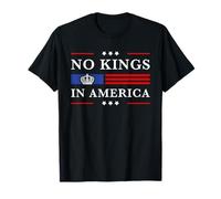 No Kings In America Flag No Kings In America American Flag T-Shirt