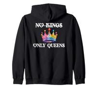 No Kings in America Only Queens Queer Ally Gay Pride LGBTQ Sweat à Capuche