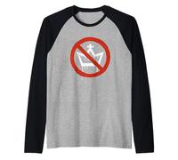No Kings in America Political Protest Crown Design Manche Raglan