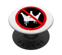 No Kings in America Political Protest Crown Design PopSockets PopGrip Adhésif