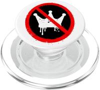 No Kings in America Political Protest Crown Design PopSockets PopGrip pour MagSafe