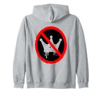 No Kings in America Political Protest Crown Design Sweat à Capuche