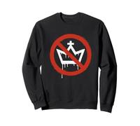 No Kings in America Political Protest Crown Design Sweatshirt