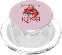 No Kings in America Political Protest No Shellfish King PopSockets PopGrip pour MagSafe
