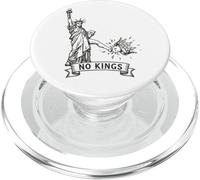 No Kings in America Political Protest Statue of Liberty PopSockets PopGrip pour MagSafe