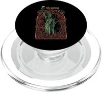 No Kings in America Retro Edgy Protest PopSockets PopGrip pour MagSafe
