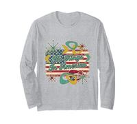 No Kings in America : rétro, Milieu du siècle, Moderne Manche Longue