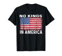 No Kings In America Since 1776 Drapeau patriotique du 4 juillet T-Shirt