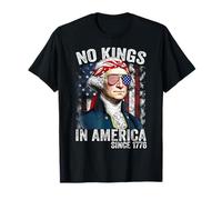 No Kings in America Since 1776 Drapeau USA vieilli vintage T-Shirt