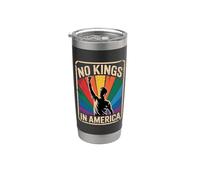 No Kings In America Since 1776 Gobelet isotherme en acier inoxydable double paroi