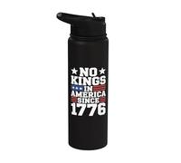 No Kings In America Since 1776 Stainless Steel Insulated Water Bottle
